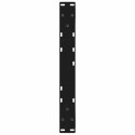 NOGI DO STOLIKA KAWOWEGO 2 SZT. CZARNE 50X(42-43,3)CM STAL