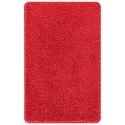 VidaXL Zestaw mat łazienkowych antypoślizgowych 3 pcs Czerwony PP