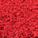 VidaXL Zestaw mat łazienkowych antypoślizgowych 3 pcs Czerwony PP