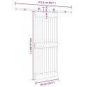 DRZWI PRZESUWNE NARVIK 85X210CM (213,5CM)