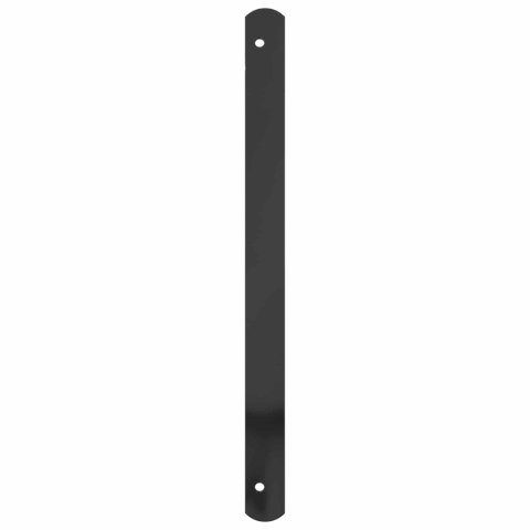 VidaXL Kratka Okienna 75.5 x 45 cm Stal malowana proszkowo Czarny