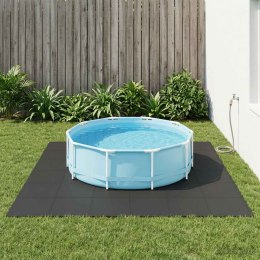VidaXL Mata podłogowa do basenu 40 pcs Czarny 14,4 m² Pianka EVA