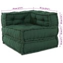 VidaXL Modularna jednostka sofy 2 pcs zielony 140 x 70 x 56 cm tkanina