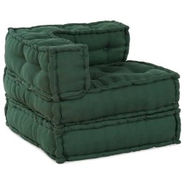 VidaXL Modularna jednostka sofy 3 pcs zielony tkanina