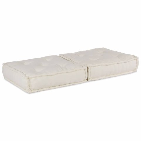VidaXL Modułowa sofa kremowa 70x70x36 Tkanina