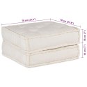 VidaXL Modułowa sofa kremowa 70x70x36 Tkanina
