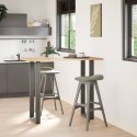 VidaXL Nogi do stołu barowego w kształcie litery U 2 szt. Antracyt 50x(110-111) cm Stal