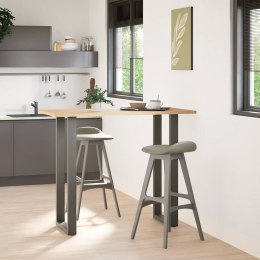 VidaXL Nogi do stołu barowego w kształcie litery U 2 szt. Antracyt 50x(110-111) cm Stal