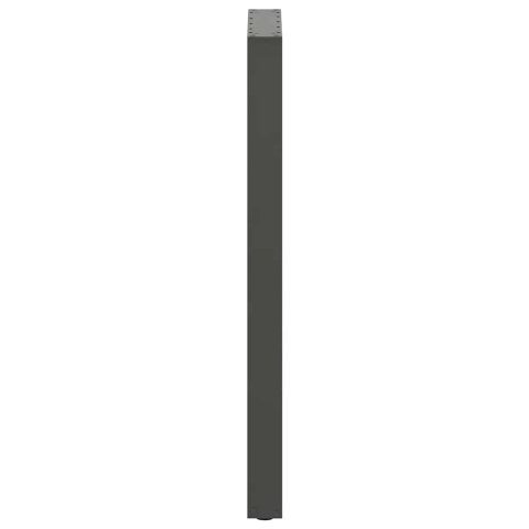 VidaXL Nogi do stołu barowego w kształcie litery U 2 szt. Antracyt 50x(110-111) cm Stal