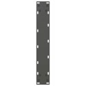 VidaXL Nogi do stołu barowego w kształcie litery U 2 szt. Antracyt 50x(110-111) cm Stal