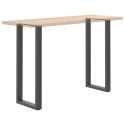 VidaXL Nogi do stołu barowego w kształcie litery U 2 szt. Antracyt 50x(110-111) cm Stal