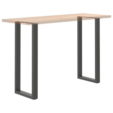 VidaXL Nogi do stołu barowego w kształcie litery U 2 szt. Antracyt 50x(110-111) cm Stal