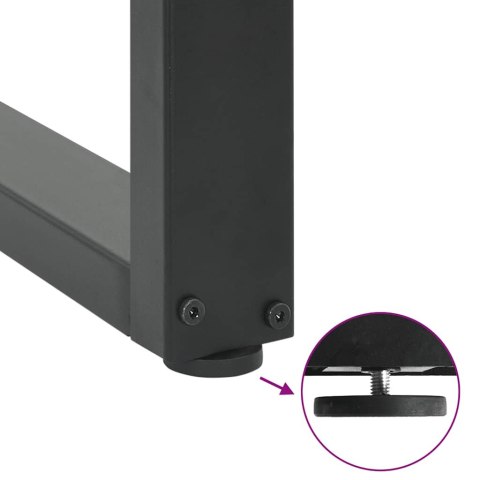 VidaXL Nogi do stołu barowego w kształcie litery U 2 szt. Antracyt 50x(110-111) cm Stal