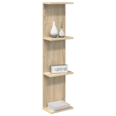 VidaXL Półka ścienna 2 pcs dąb Sonoma 22 x 15 x 100 cm