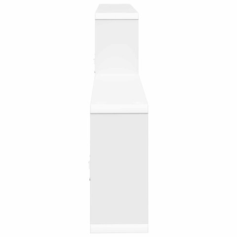 VidaXL Półka ścienna Biały 130 x 10 x 50 cm Drewno inżynieryjne