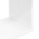 VidaXL Półka ścienna Biały 130 x 10 x 50 cm Drewno inżynieryjne