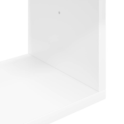 VidaXL Półka ścienna Biały 130 x 10 x 50 cm Drewno inżynieryjne