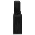 VidaXL Półka ścienna Czarny dąb 130 x 10 x 50 cm Drewno inżynieryjne