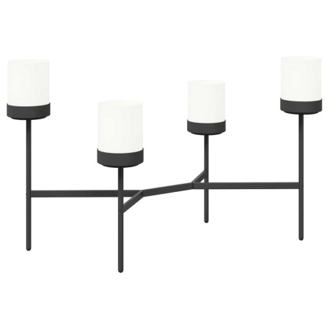 VidaXL Stojak na Kwiaty Biały 125 x 55 x 81 cm Polipropylen i stal
