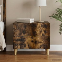 VidaXL Szafka Nocna Dąb wędzony 62 x 34,5 x 48 cm Drewno inżynieryjne
