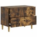 VidaXL Szafka Nocna Dąb wędzony 62 x 34,5 x 48 cm Drewno inżynieryjne