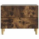 VidaXL Szafka Nocna Dąb wędzony 62 x 34,5 x 48 cm Drewno inżynieryjne