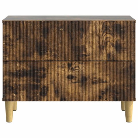 VidaXL Szafka Nocna Dąb wędzony 62 x 34,5 x 48 cm Drewno inżynieryjne