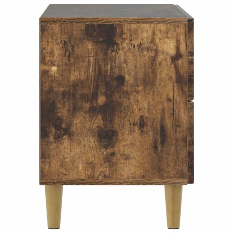 VidaXL Szafka Nocna Dąb wędzony 62 x 34,5 x 48 cm Drewno inżynieryjne