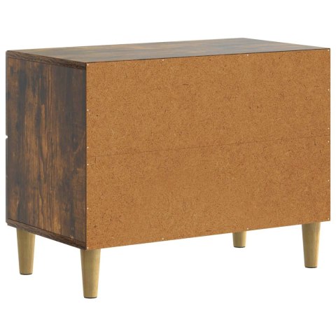 VidaXL Szafka Nocna Dąb wędzony 62 x 34,5 x 48 cm Drewno inżynieryjne