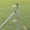 VidaXL Sześciokątne ogrodzenie z słupkiem 100 x 0,6 m Stal ocynkowana