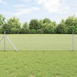 VidaXL Sześcioramienna podstawa ogrodzenia 100 x 0,6 m Stal ocynkowana