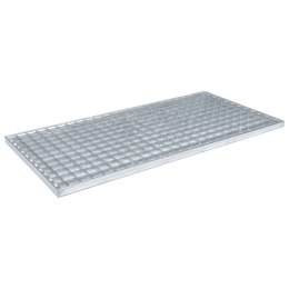 VidaXL Ruszt Srebrny 80 x 40 x 2 cm Stal ocynkowana na gorąco
