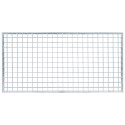 VidaXL Ruszt Srebrny 80 x 40 x 2 cm Stal ocynkowana na gorąco