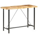 VidaXL Stolik barowy, 150x70x107 cm, surowe drewno mango