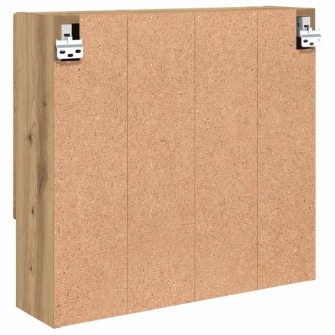 VidaXL Szafka z lustrem Dąb rzemieślniczy 59 x 17 x 55 cm