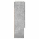 VidaXL Szafka z lustrem z drzwiami Betonowy szary 80 x 17 x 55 cm