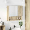 VidaXL Szafka z lustrem z przechowywaniem Dąb Sonoma 59 x 17 x 55 cm