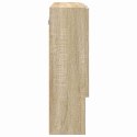 VidaXL Szafka z lustrem z przechowywaniem Dąb Sonoma 80 x 17 x 55 cm