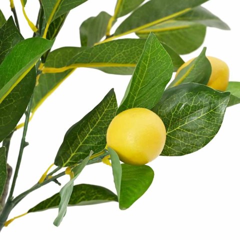 VidaXL Sztuczne drzewo cytrynowe 234 liście 90 cm zielone