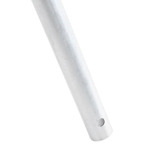 VidaXL Trzonek do wideł, Ø11x114 cm, srebrny, stalowy