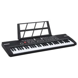 KEYBOARD ELEKTRONICZNY 61 KLAWISZY Z MIKROFONEM USB DLA DZIECI