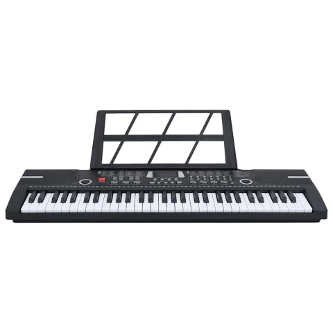 KEYBOARD ELEKTRONICZNY 61 KLAWISZY Z MIKROFONEM USB DLA DZIECI