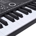KEYBOARD ELEKTRONICZNY 61 KLAWISZY Z MIKROFONEM USB DLA DZIECI