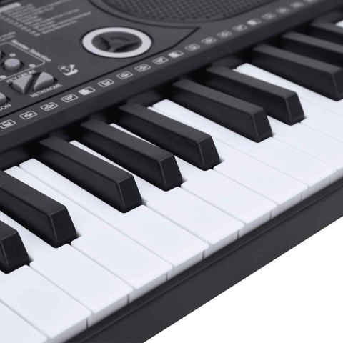 KEYBOARD ELEKTRONICZNY 61 KLAWISZY Z MIKROFONEM USB DLA DZIECI