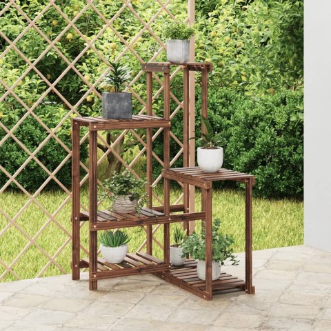 VidaXL Kwietnik, 62,5x61,5x101,5 cm, lite drewno jodłowe