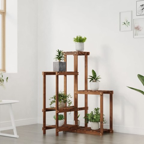 VidaXL Kwietnik, 62,5x61,5x101,5 cm, lite drewno jodłowe