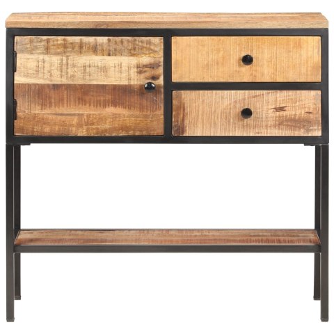 VidaXL Szafka, 85x30x80 cm, surowe drewno mango