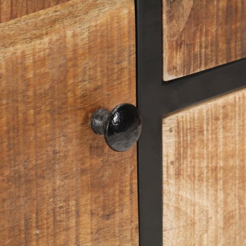 VidaXL Szafka, 85x30x80 cm, surowe drewno mango