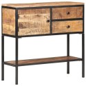 VidaXL Szafka, 85x30x80 cm, surowe drewno mango
