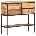 VidaXL Szafka, 85x30x80 cm, surowe drewno mango